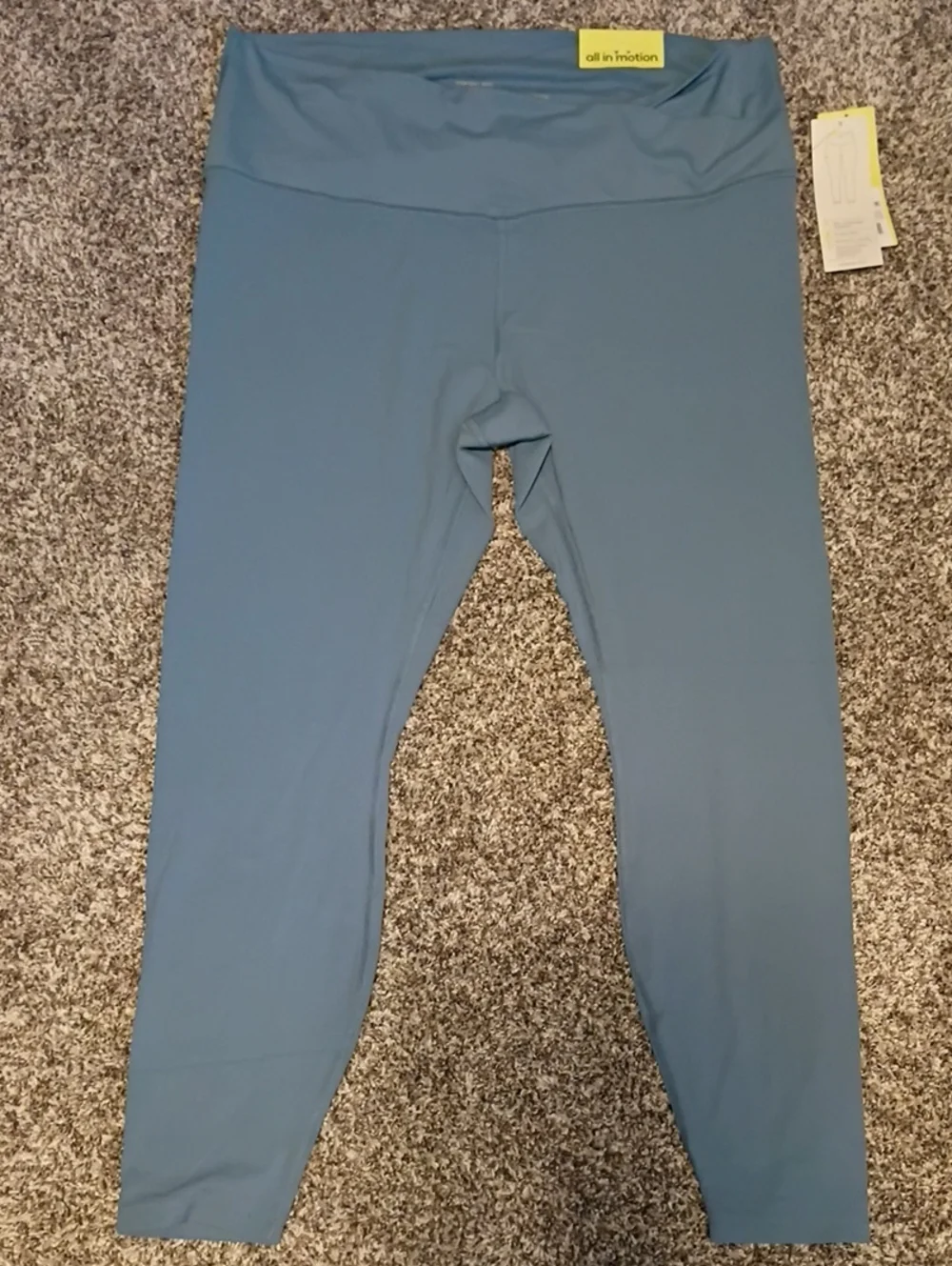 all in motion girls' slate blue high-waist leggings